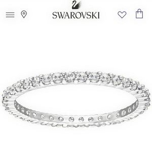 NWT Swarovski Eternity rings